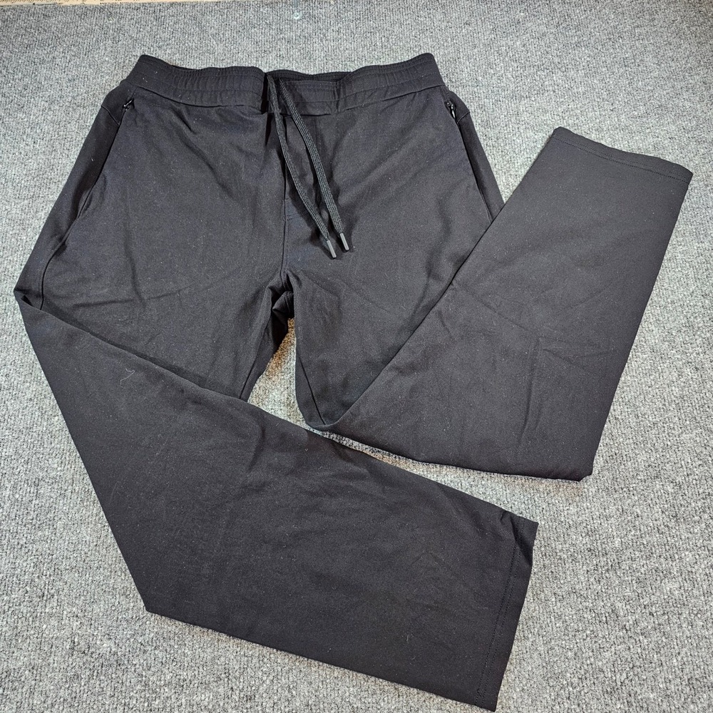 Public Rec All Day Every Day Pants Mens 34x30 Black Tapered Athleisure Joggers